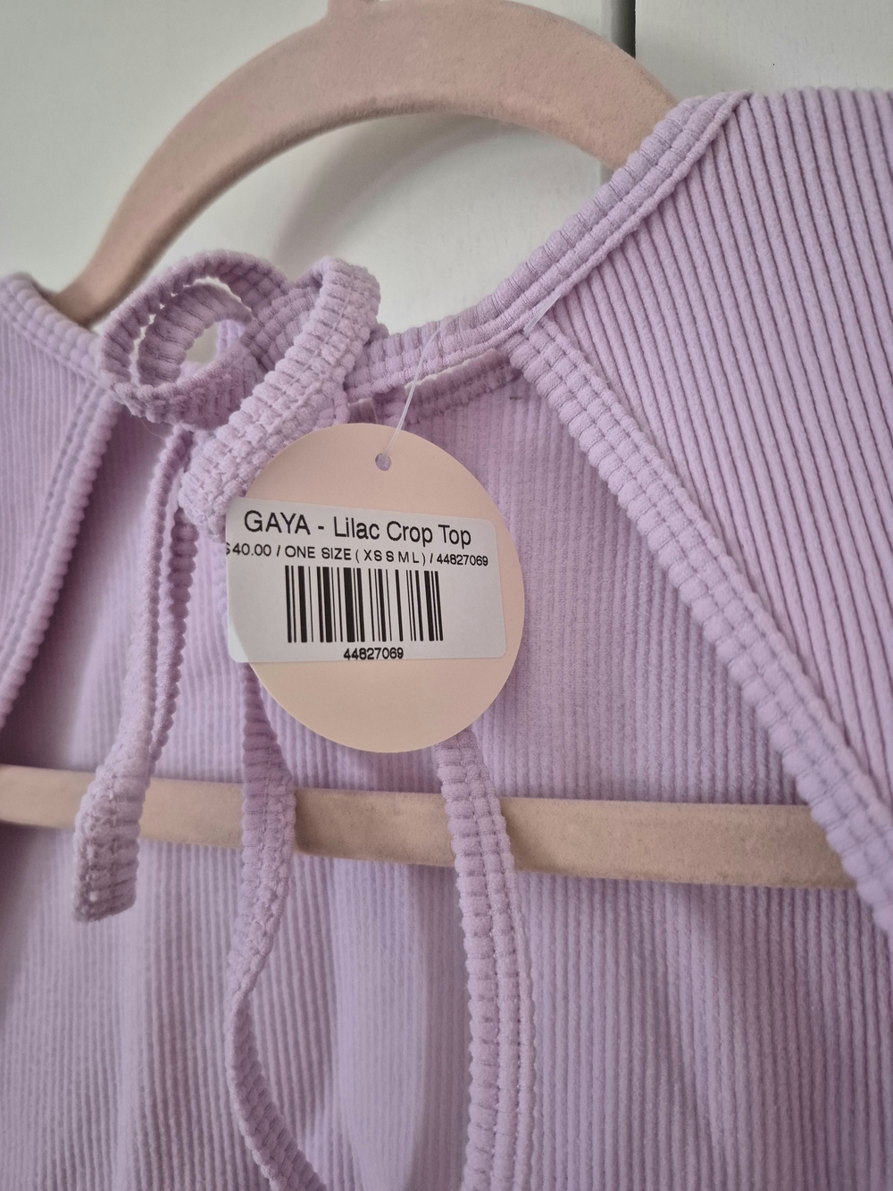 Lavender Ribbed Tank Top - Picture 2 of 3